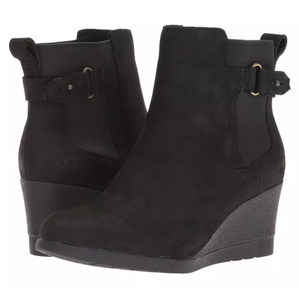 UGG INDRA WATERPROOF Suede Ankle Boot $200 9 - 9.5